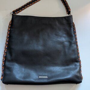 Great condition Black Leather Rebecca Minkoff Chase Convertible Hobo Bag